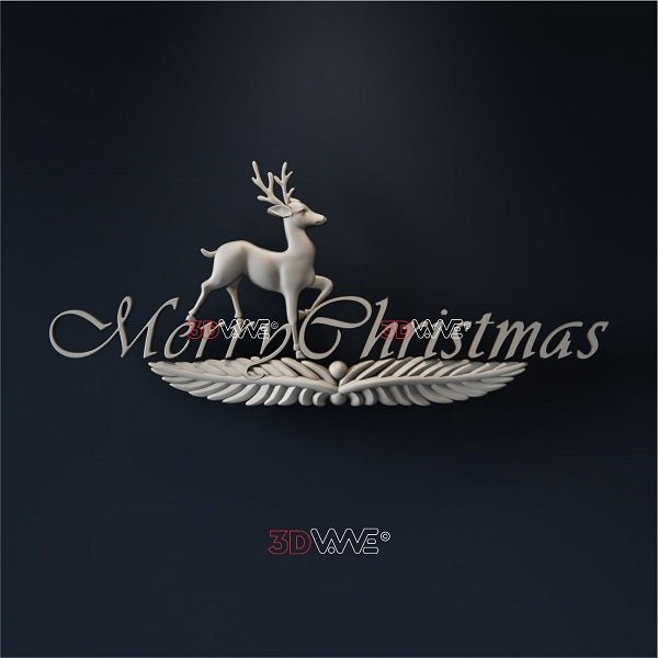 CHRISTMAS DEER 3d stl - 3DWave.us