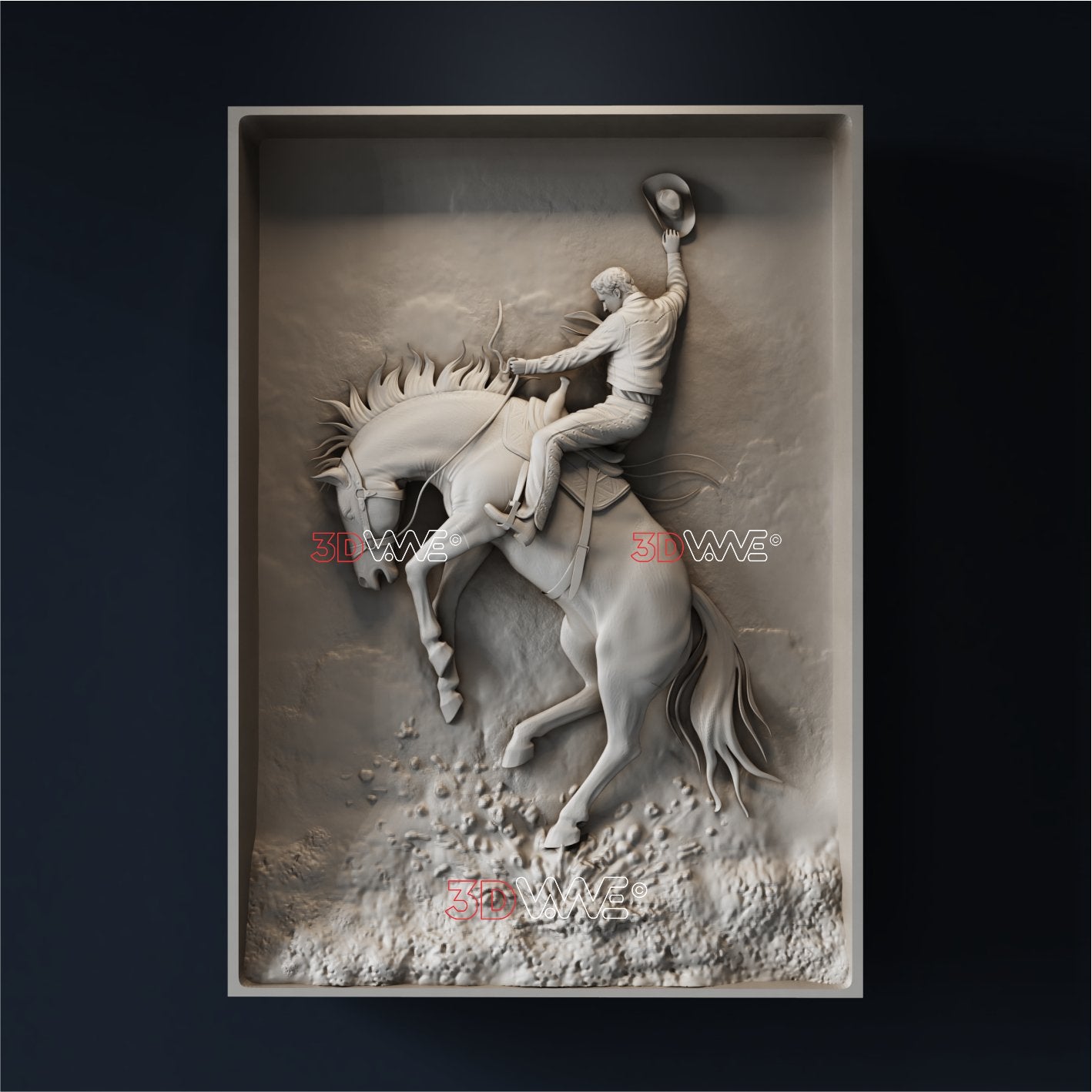 COWBOY 3D STL - 3DWave.us