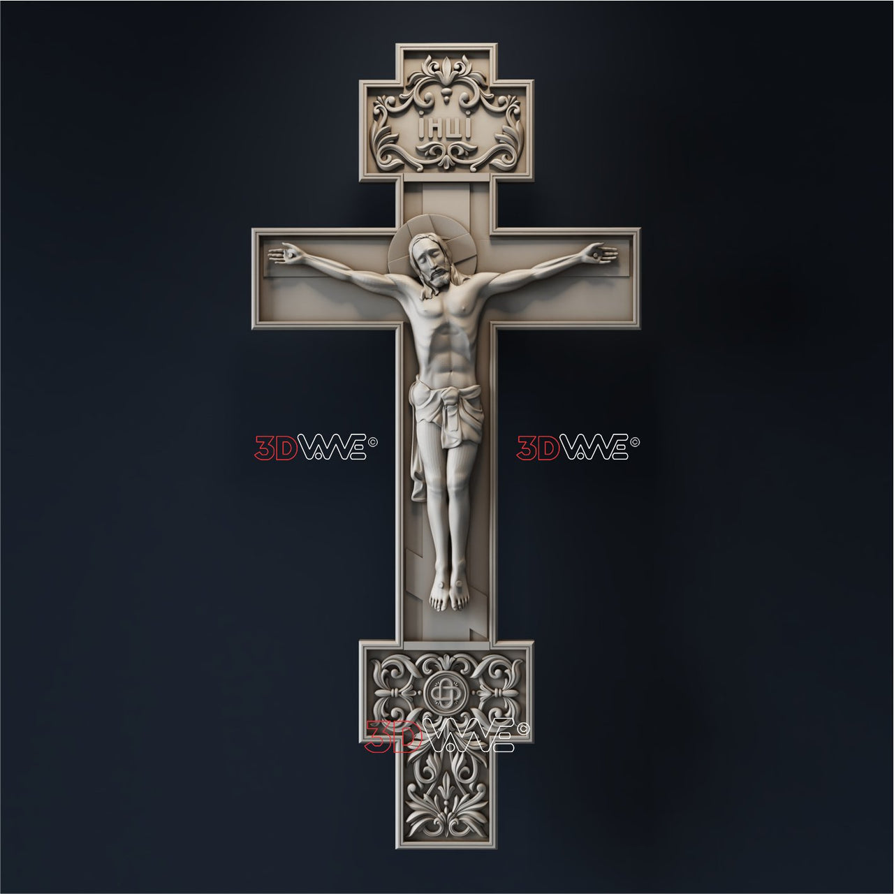 CRUCIFIXION 3D STL - 3DWave.us