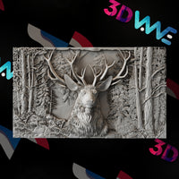 Thumbnail for Deer 3d stl - 3DWave.us