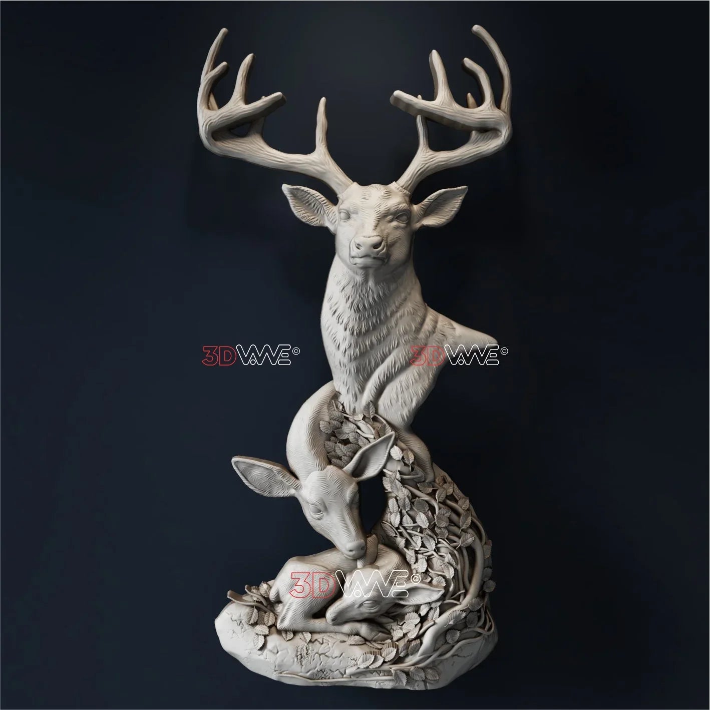DEER STAG 3D STL - 3DWave.us