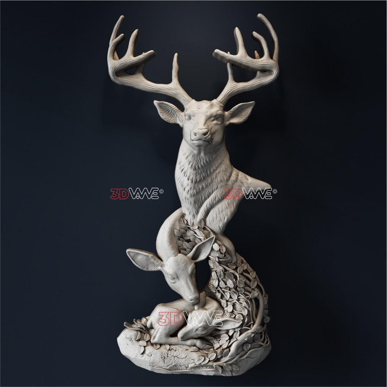 DEERS 3D STL - 3DWave.us