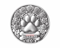 Thumbnail for DOG WELCOME SIGN 3d illusion & laser - ready files - 3DWave.us