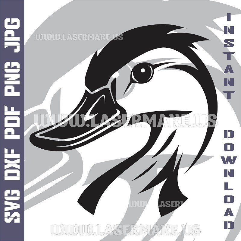 Duck SVG laser ready files - 3DWave.us