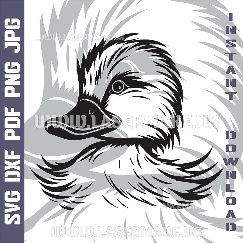 Duck SVG laser ready files - 3DWave.us