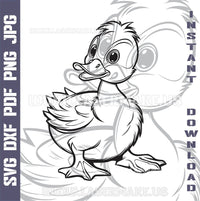 Thumbnail for Duckling SVG laser ready files - 3DWave.us