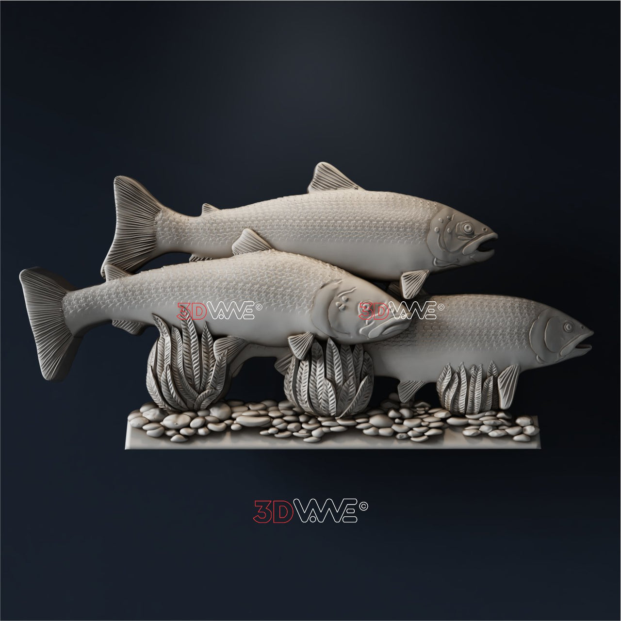 FISH 3D STL - 3DWave.us