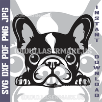 Thumbnail for French Bulldog SVG laser ready files - 3DWave.us