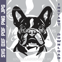 Thumbnail for French Bulldog SVG laser ready files - 3DWave.us