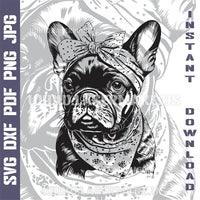 Thumbnail for French Bulldog SVG laser ready files - 3DWave.us