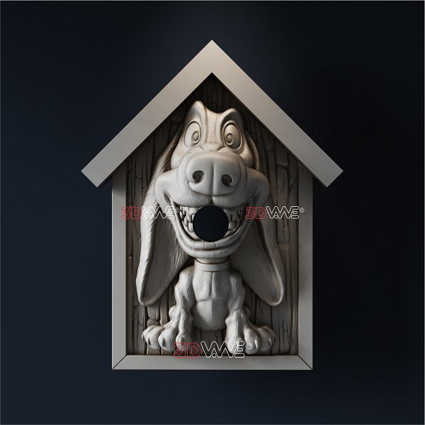 FUNNY BIRDHOUSE 3d stl - 3DWave.us