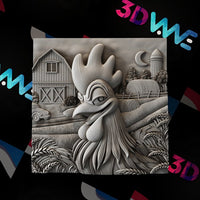 Thumbnail for FUNNY ROOSTER 3d stl - 3DWave.us