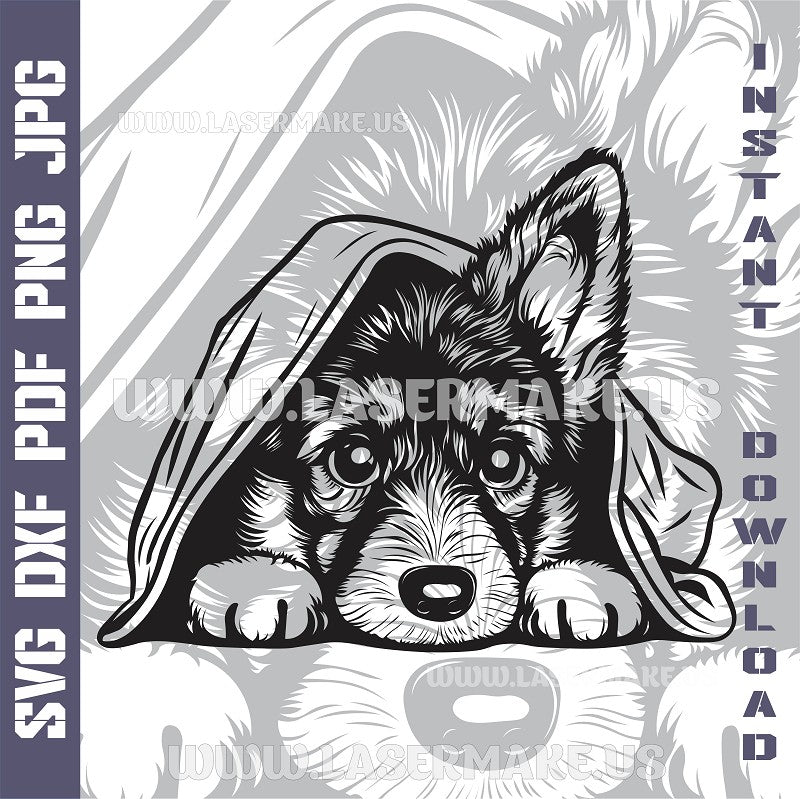 German Shepherd SVG laser ready files - 3DWave.us