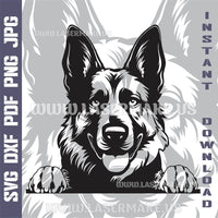 Thumbnail for German Shepherd SVG laser ready files - 3DWave.us