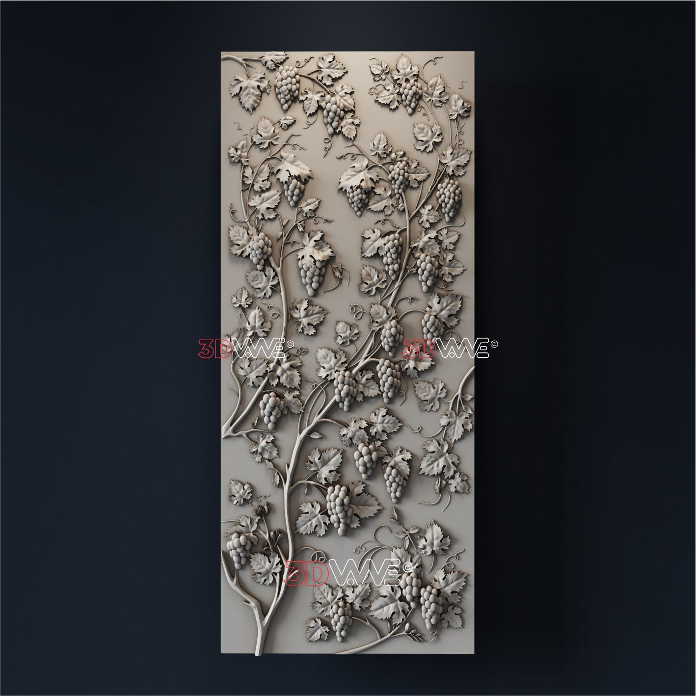 GRAPE PANEL 3D STL - 3DWave.us