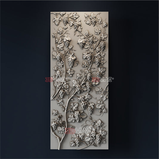 GRAPE PANEL 3D STL - 3DWave.us