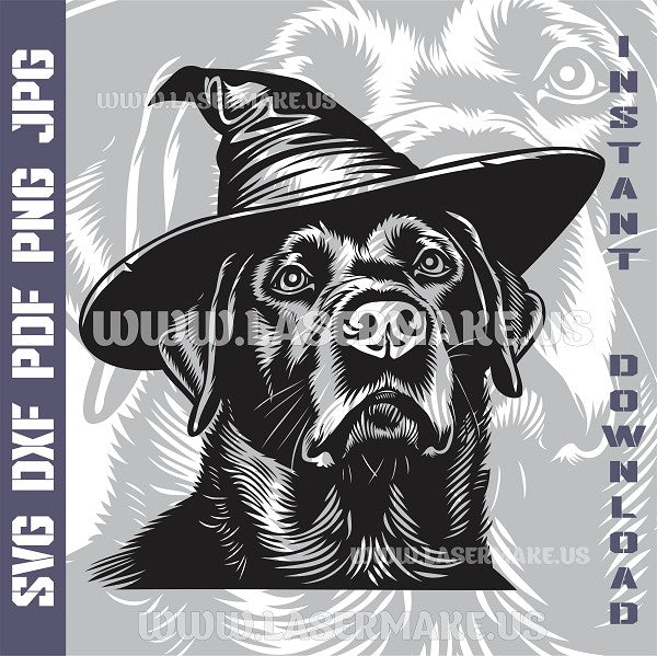 Halloween Labrador Retriever SVG laser ready files - 3DWave.us