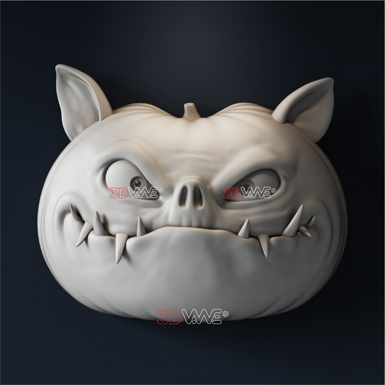 HALLOWEEN PUMPKIN 3D STL - 3DWave.us