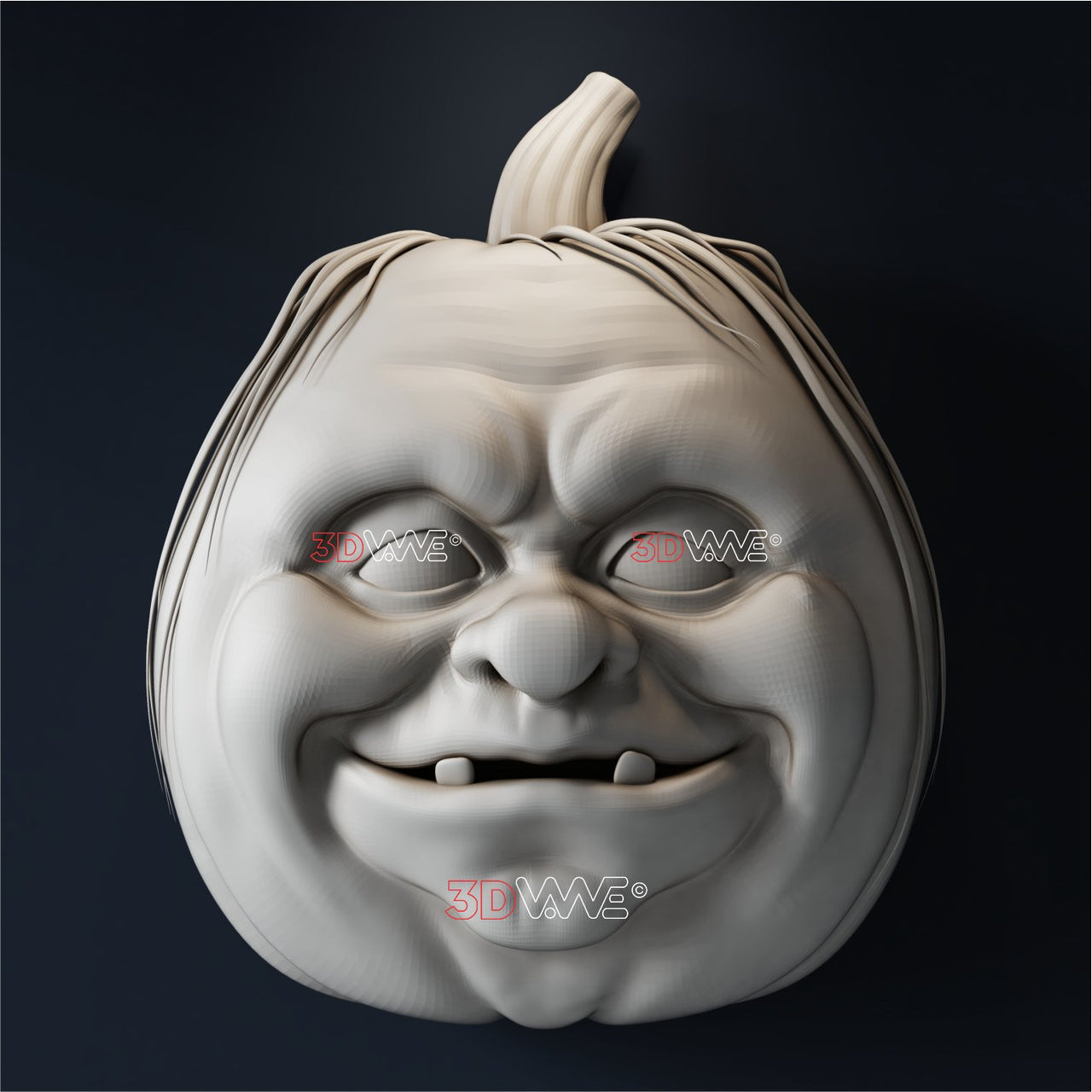 HALLOWEEN PUMPKIN 3D STL - 3DWave.us