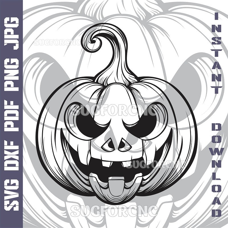 Halloween Pumpkin SVG laser ready files - 3DWave.us