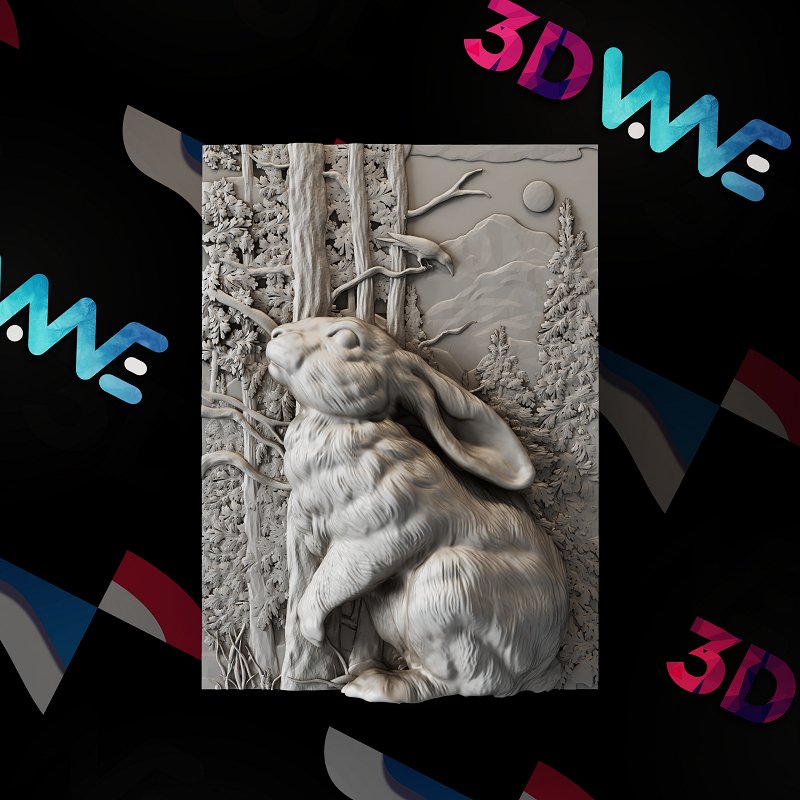 HARE 3d stl - 3DWave.us