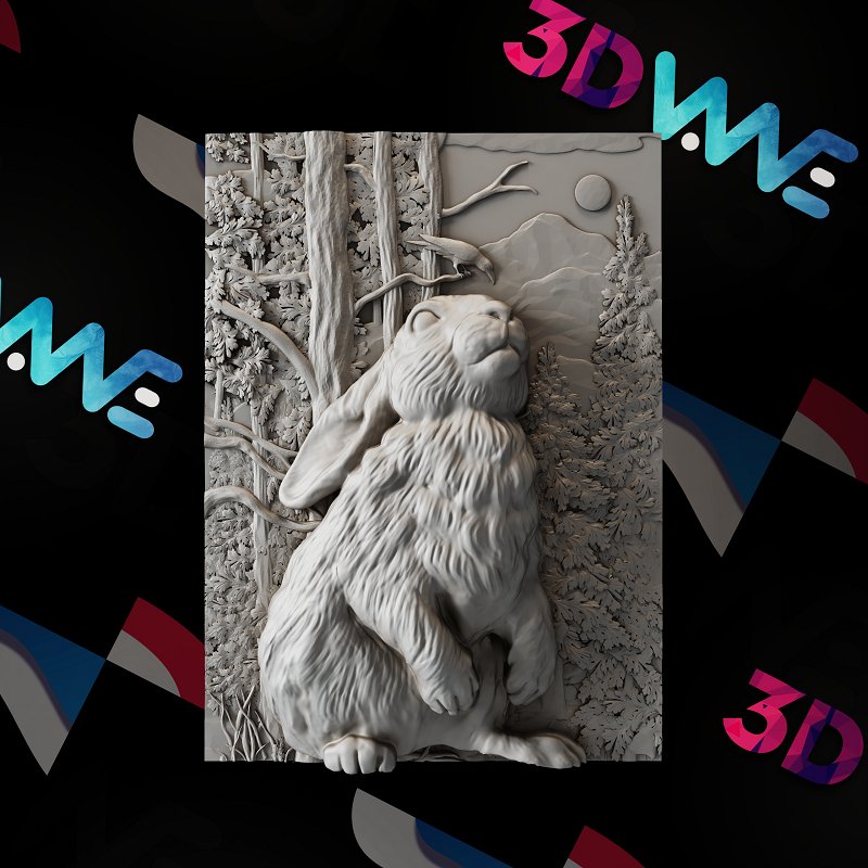 HARE 3d stl - 3DWave.us