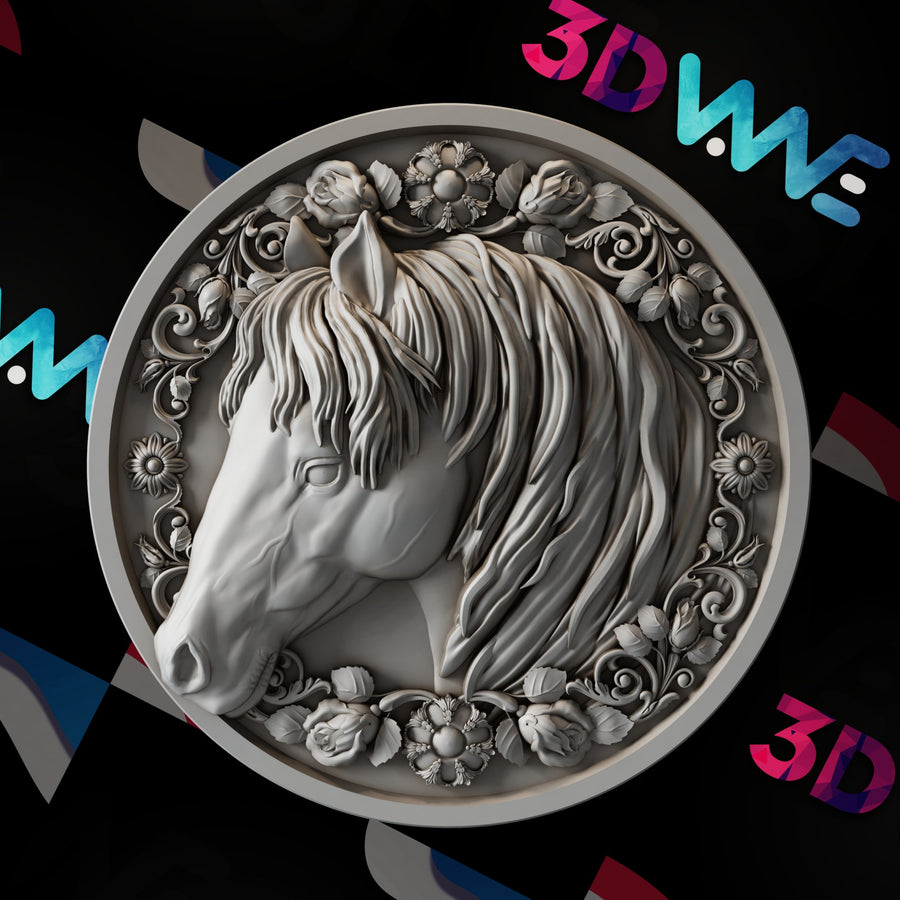 Horse 3d stl - 3DWave.us
