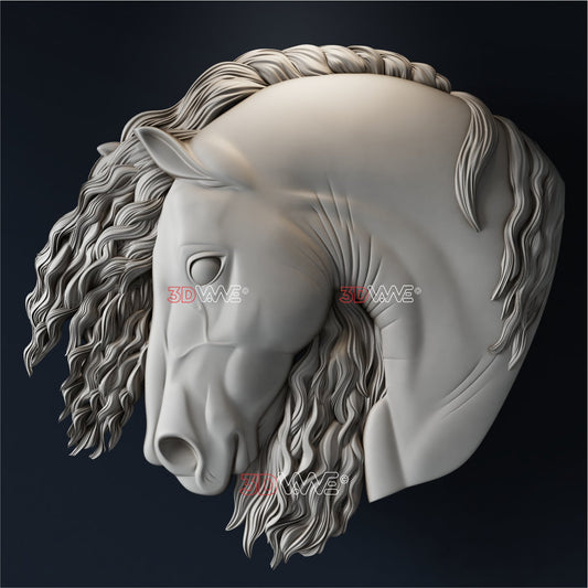 HORSE 3D STL - 3DWave.us