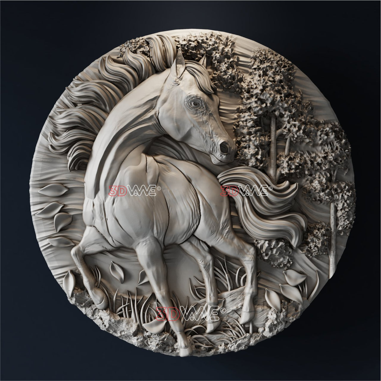 HORSE 3d stl - 3DWave.us