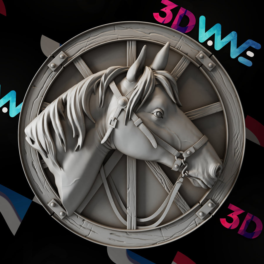 HORSE 3d stl - 3DWave.us