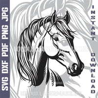 Thumbnail for Horse SVG laser ready files - 3DWave.us