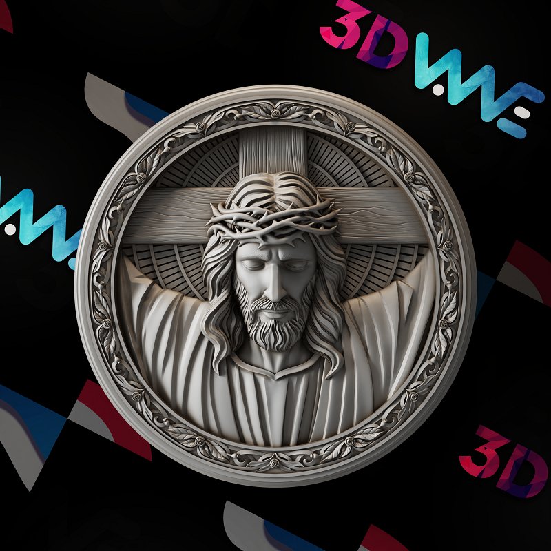 JESUS 3d stl - 3DWave.us