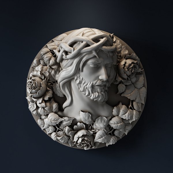 JESUS 3d stl - 3DWave.us