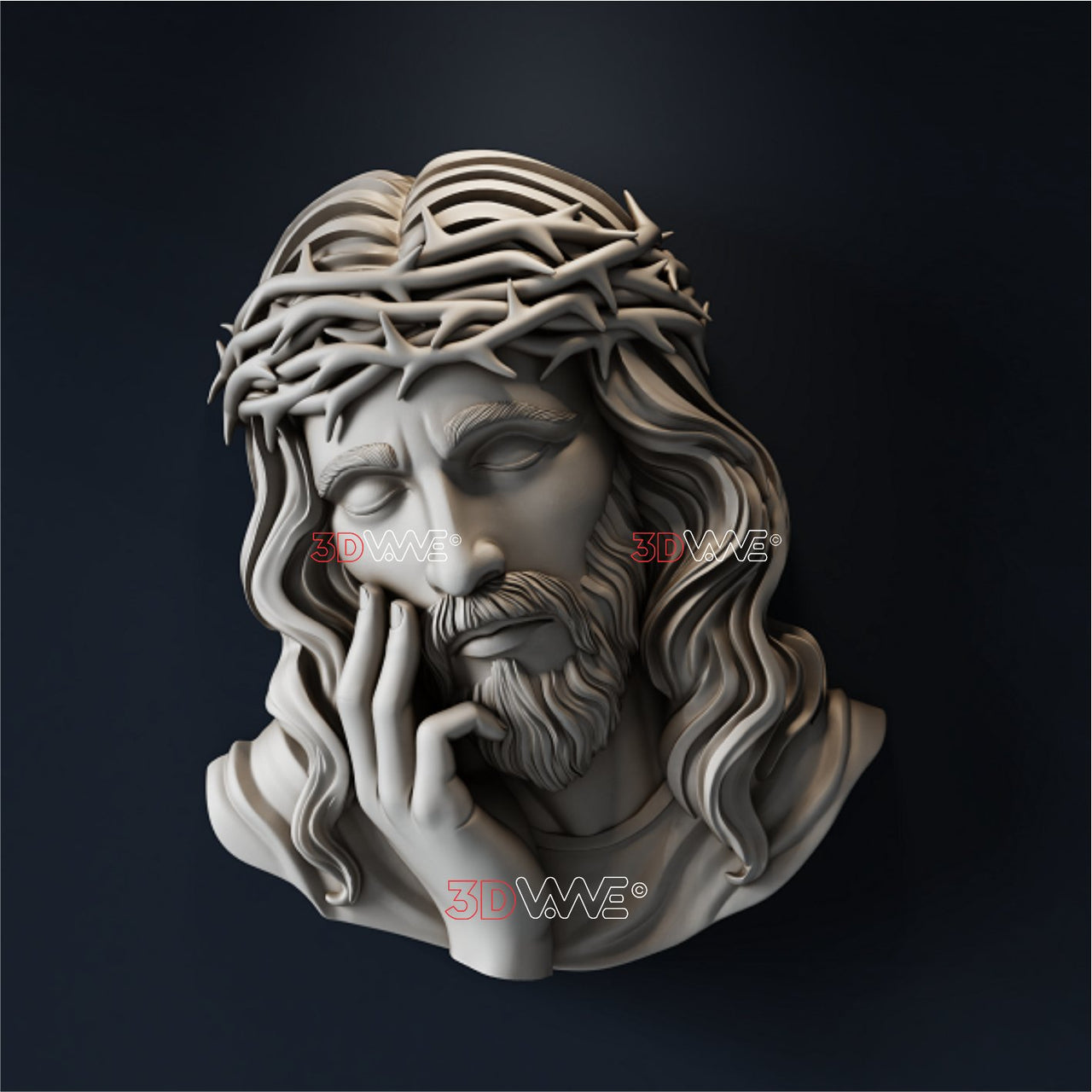 JESUS 3d stl - 3DWave.us