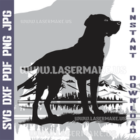 Thumbnail for Labrador Retriever SVG laser ready files - 3DWave.us