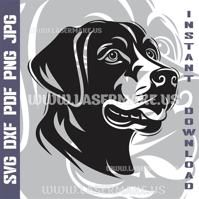 Labrador Retriever SVG laser ready files - 3DWave.us