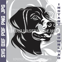 Thumbnail for Labrador Retriever SVG laser ready files - 3DWave.us