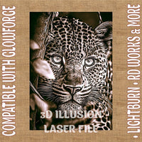 Thumbnail for LEOPARD 3d illusion & laser - ready files - 3DWave.us