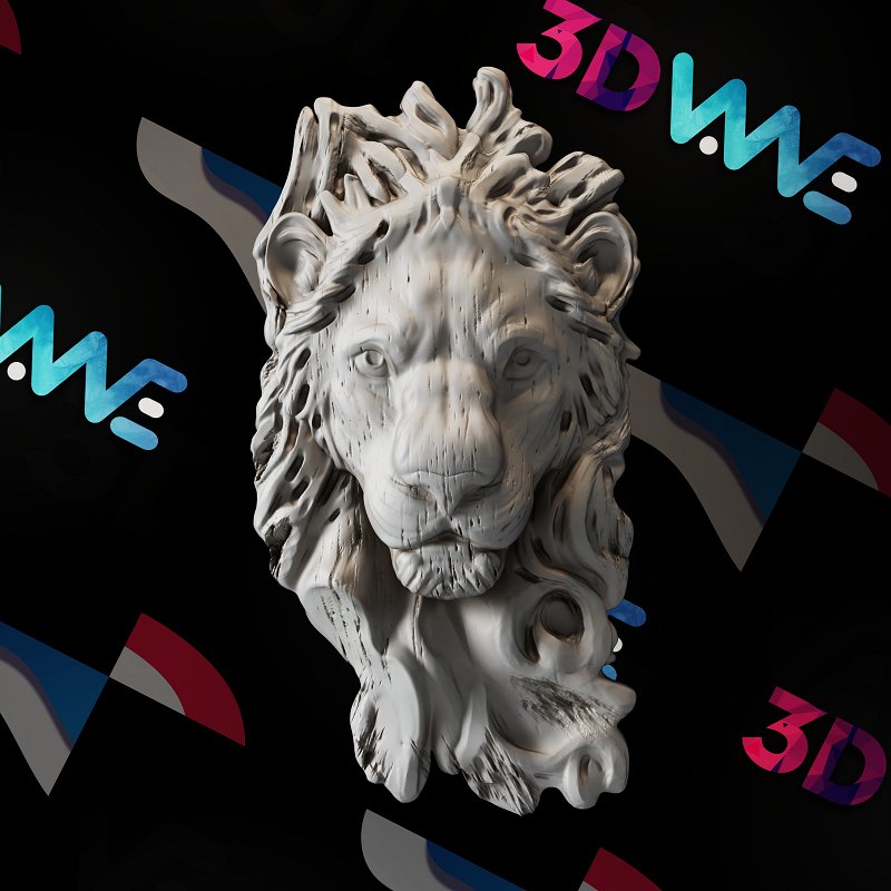 LION 3d stl - 3DWave.us