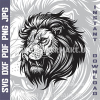 Thumbnail for Lion SVG laser ready files - 3DWave.us