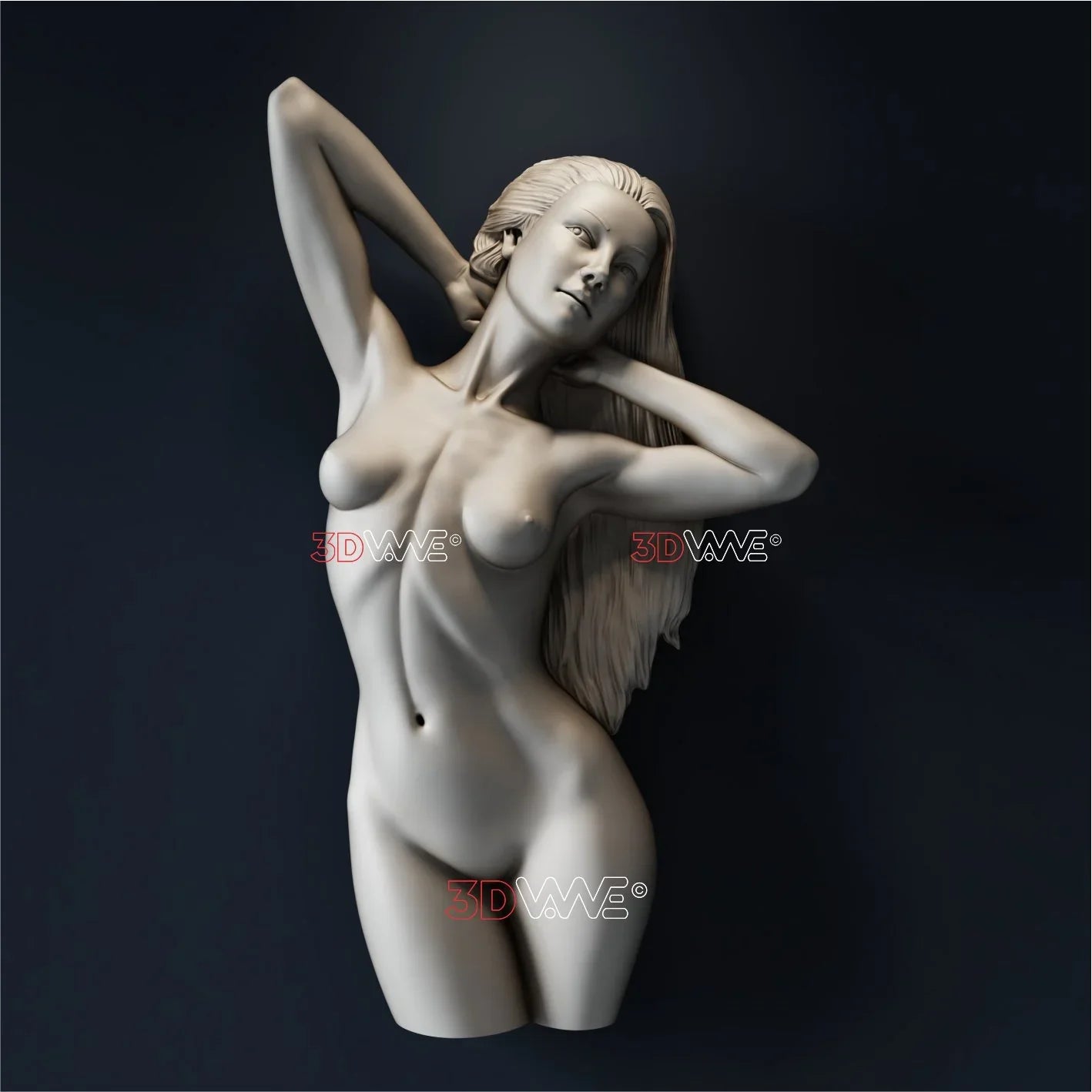 NAKED WOMAN 3D STL - 3DWave.us
