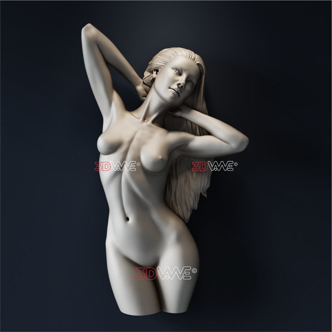 NAKED WOMAN 3D STL - 3DWave.us