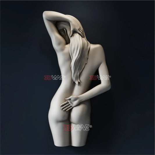 NAKED WOMAN 3D STL - 3DWave.us