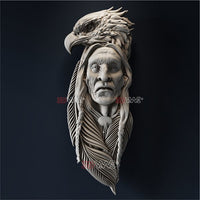 Thumbnail for NATIVE AMERICAN 3d stl - 3DWave.us