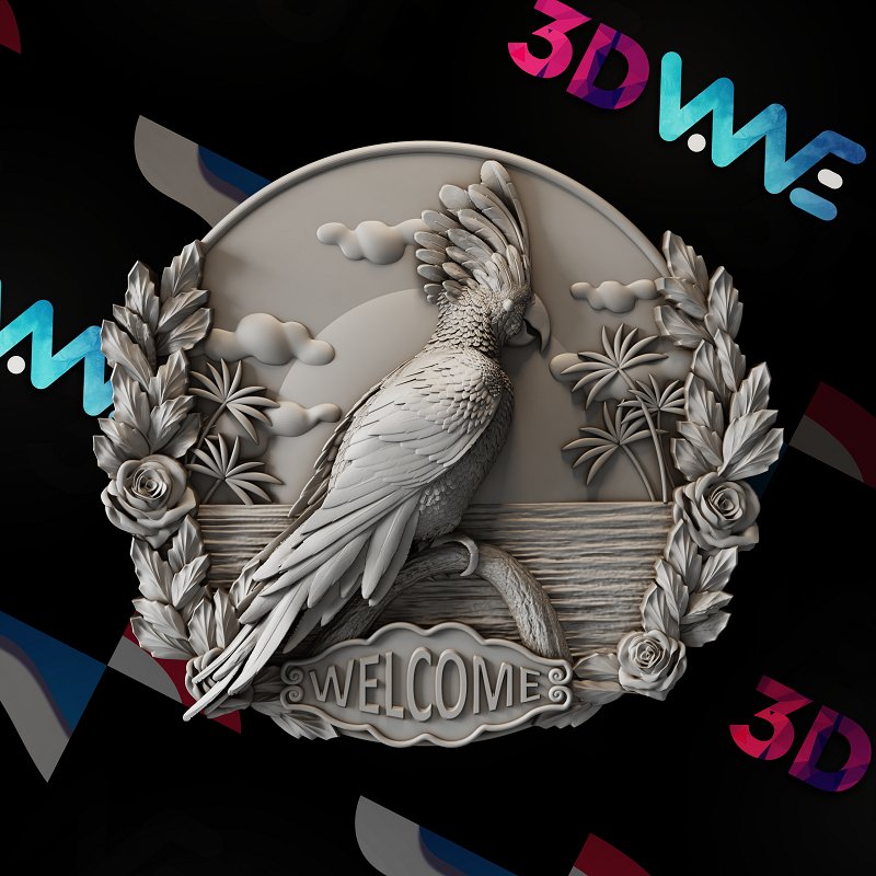 PARROT 3d stl - 3DWave.us