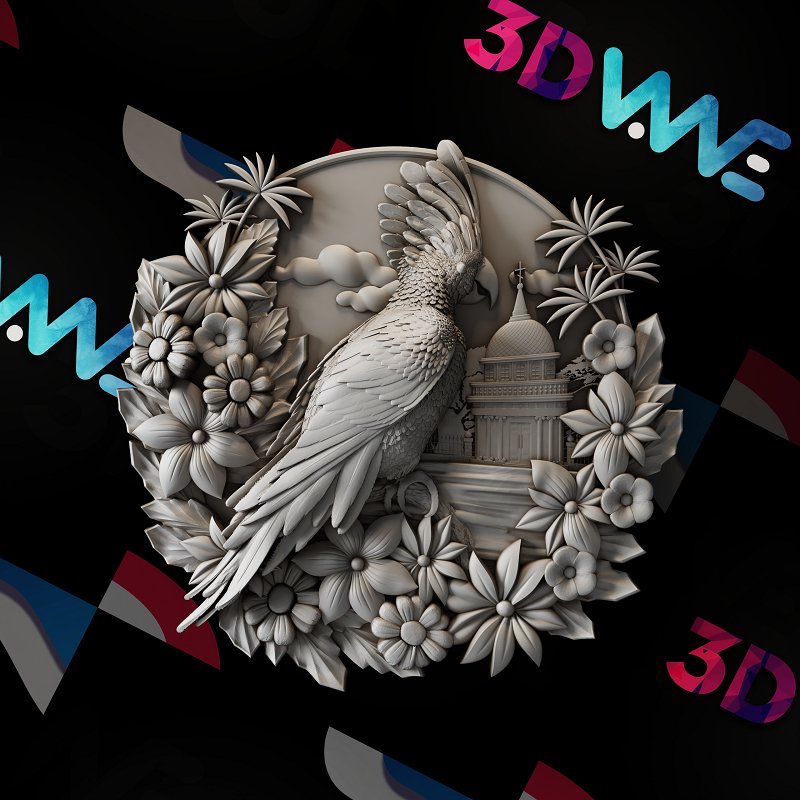 PARROT 3d stl - 3DWave.us