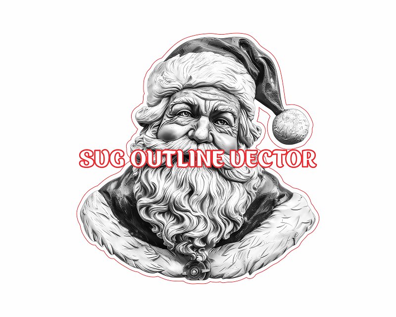 SANTA CLAUS 3d illusion & laser - ready files - 3DWave.us