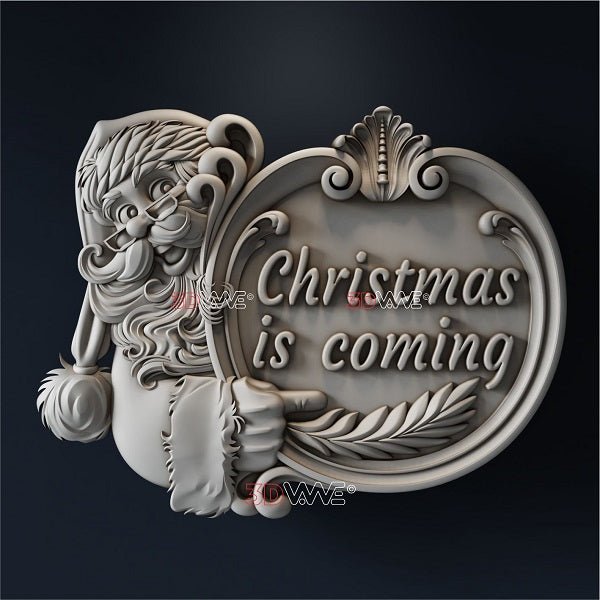 SANTA CLAUS 3d stl - 3DWave.us