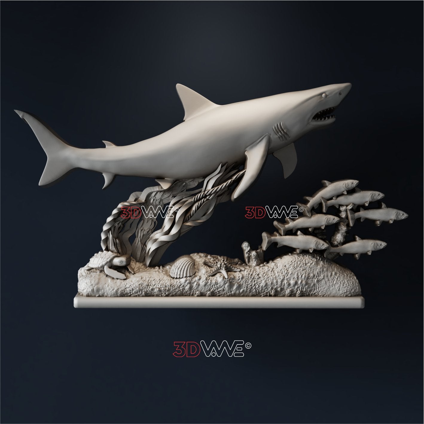 SHARK 3D STL - 3DWave.us