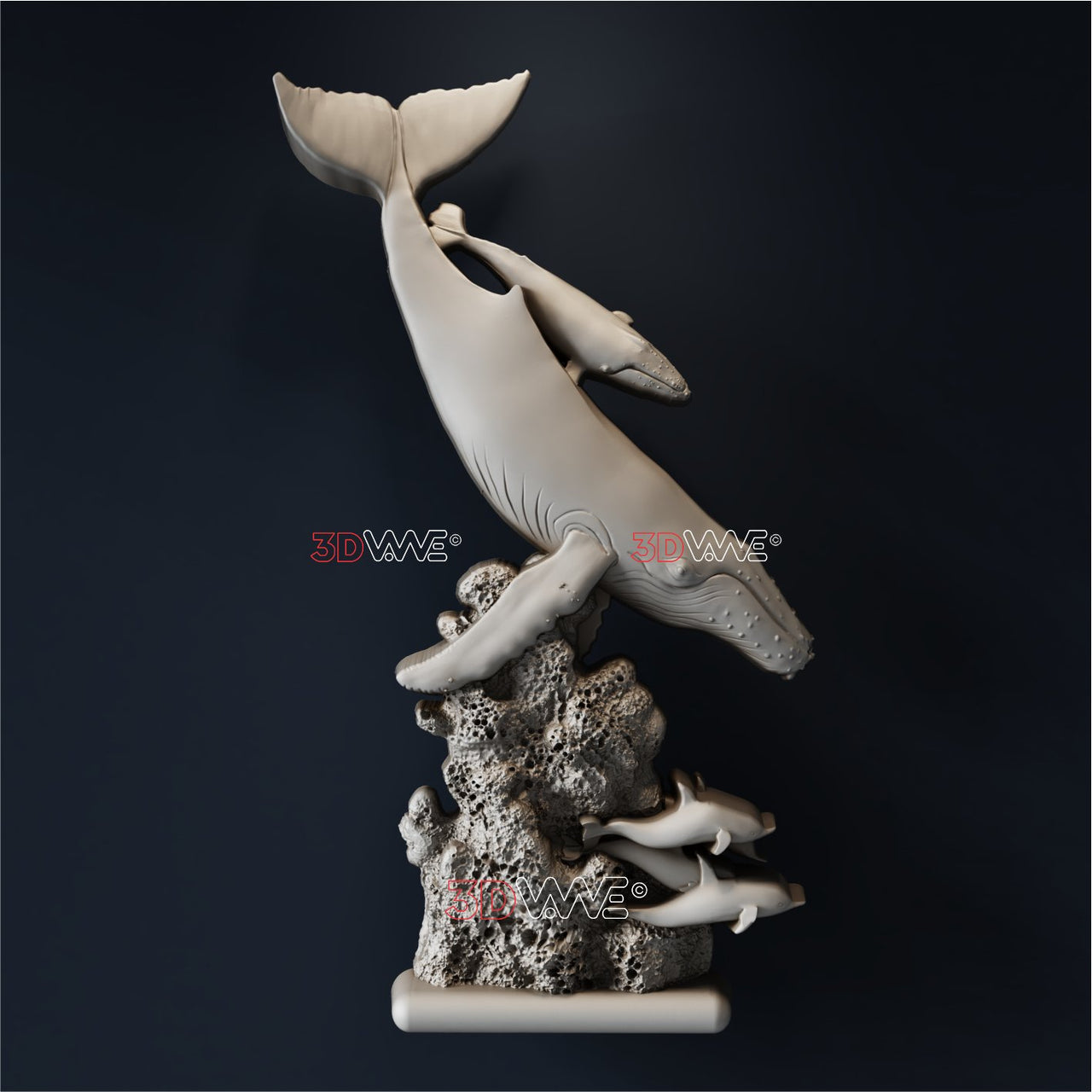 SPERM WHALE 3D STL - 3DWave.us